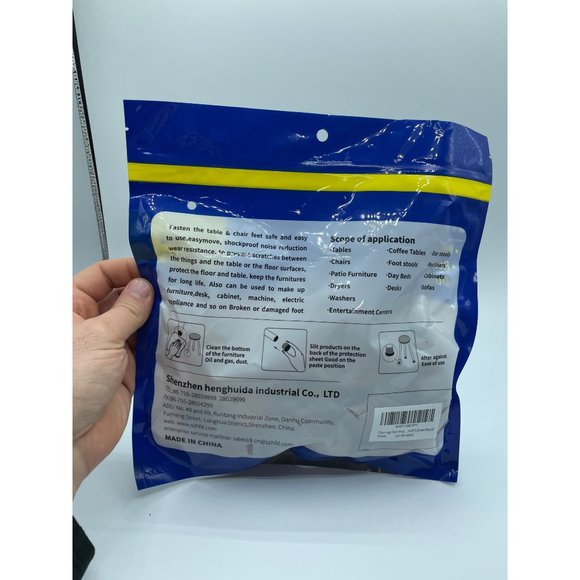 Chair Leg Protectors for Hardwood Floors, 24 Pcs Round Felt Furniture Pads, Soft - Picture 3 of 5